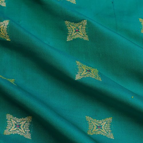 Emerald Green Silk Fabric, Width : 44 Inches