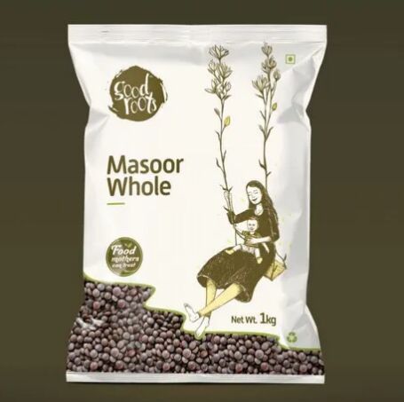 Indian Masoor Whole, Packaging Type : Packets