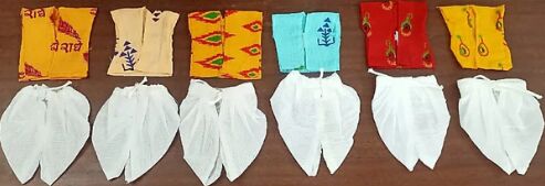 Dhoti Kurta Cotton dress for Laddu Gopal / Kanha Ji