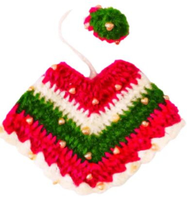 Woolen Laddu Gopal Ponchu, Packaging Type : Multicolor