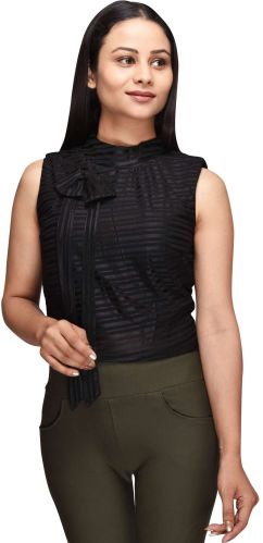 Sleeveless Bow Ties Top For Women