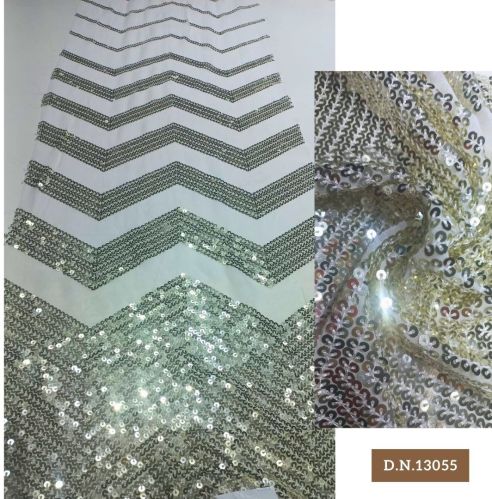 Daman Style Sequin Fabric For Lehengas & Gowns Online