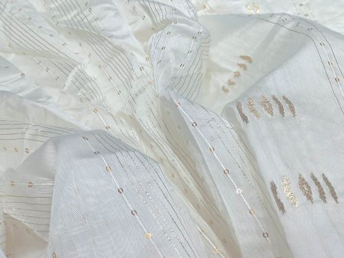 Dyeable Readymade Jacquard Dupatta