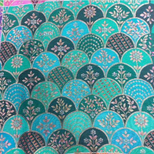 Ethereal Blossoms Digital Floral Print Fabric