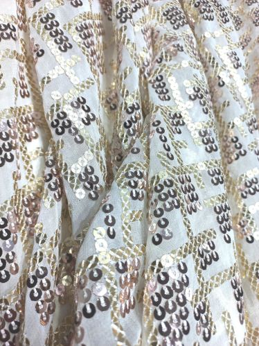 Glamorous Look Allover Sequins Fabric