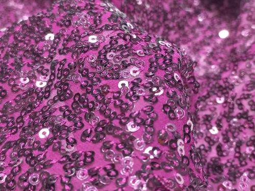 Ink Sequin Fabric For Women Clothes