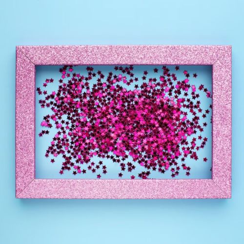 Luxurious Sequins Embroidery Wall Frame