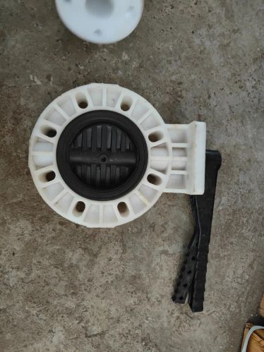 PP Butterfly Valve Flange End For Industrial