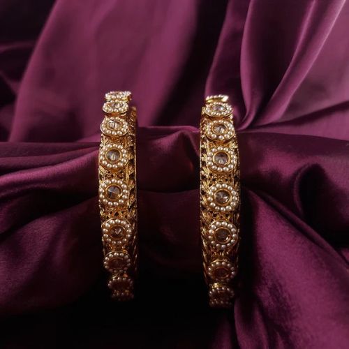 Divine Temple Woman Kada, Color : Golden