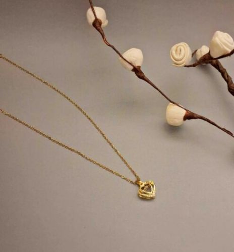 Zevarly Hiral Gold Plated Anti Tarnish Pendant