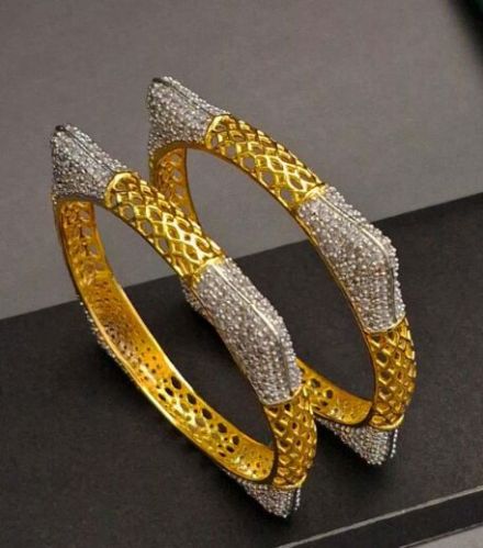 Zevarly Ishita American Diamond Bangles 2.4 2.6 2.8