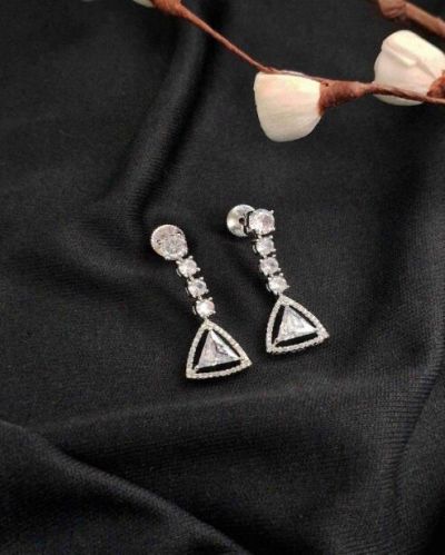 Zevarly Krisa American Diamond Earrings