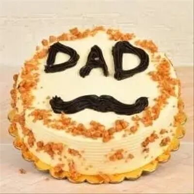 Fathers Day Butterscotch Cake