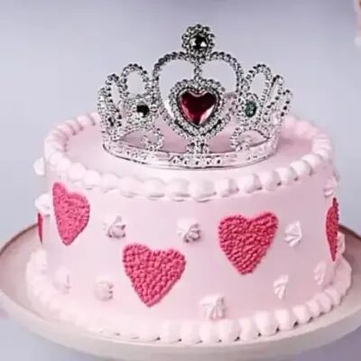 Princess Strawberry Cake