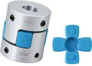Mjc-k-bl Set Screw + Key Nbk Jaw Type Flexible Coupling For Industrial