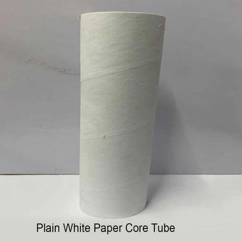 Plain White Paper Core Tube