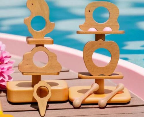 Combo 5 PC Teether With 2 PC Soother For Kids | Natural Toys