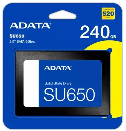 Adata SU650 240GB SATA 2.5 Inch Internal SSD