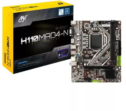 Ant Value H110 MAD4-IN DDR4 Motherboard For Intel 7th | 6th Gen