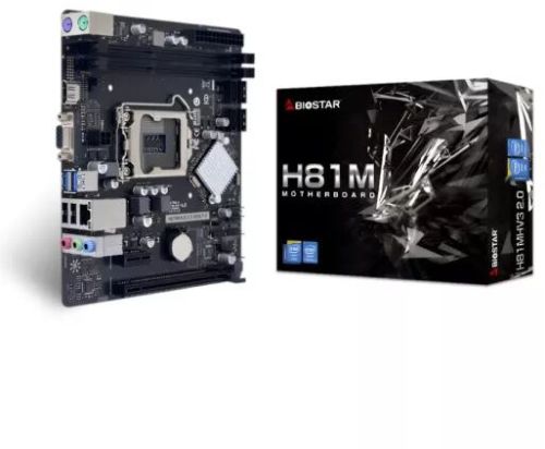 Biostar H81MHV3 DDR3 Motherboard For Intel 4th Gen