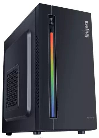 Fingers Flow C2 Rgb Black Gaming CPU Cabinet