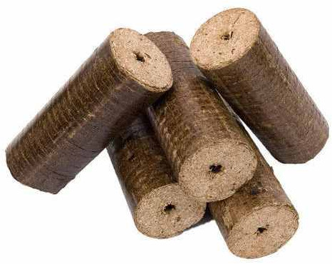 Common 90mm Groundnut Briquette, Color : Brown