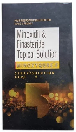 Minoxyqre F Solution Hair Growth Medicines, Composition : Minoxidil Finasteride, Packaging Size : 60 Ml