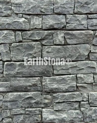 Natural Stone Cladding | Black Grey Rockface