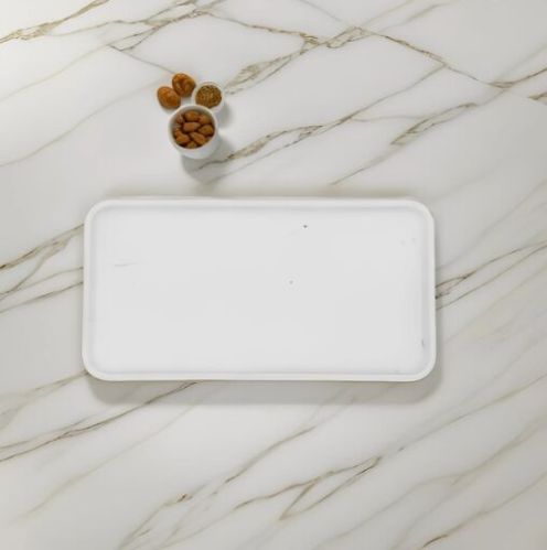 White Marble Serving Tray
