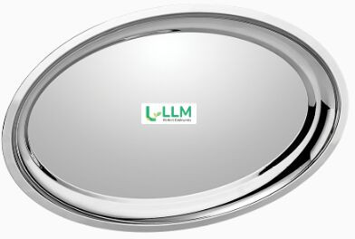 Gauge Stainless Steel Oval Tray