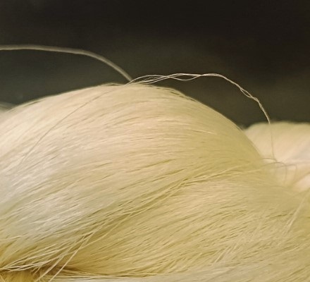 3ply Twisted Pure Mulberry Silk Yarns (undye)