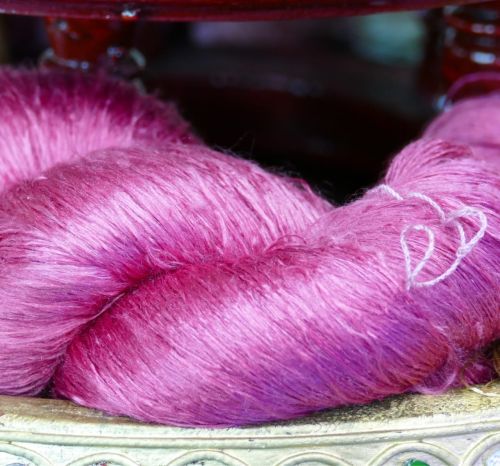 Dye Silk Yarn Twisted 100% Pure Natural 4 Ply