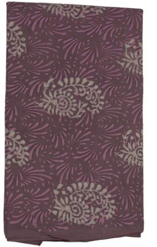 Dusty Pink Paisley Dabu Print Cotton Fabric