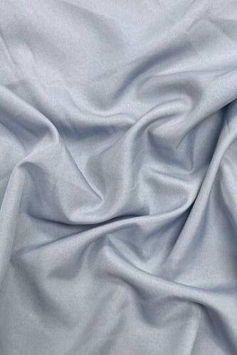 Light Grey Plain Smooth Crepe Polyester Fabric