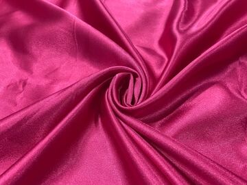 Magenta Plain Premium Satin Fabric