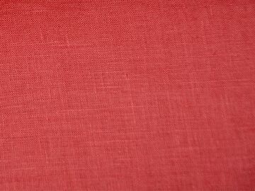 Precut Of 1 Meter Blush Red Pure Linen 60 Lea Fabric
