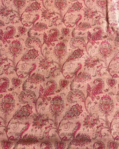 Mughal Jaal Printed Tissue Fabric