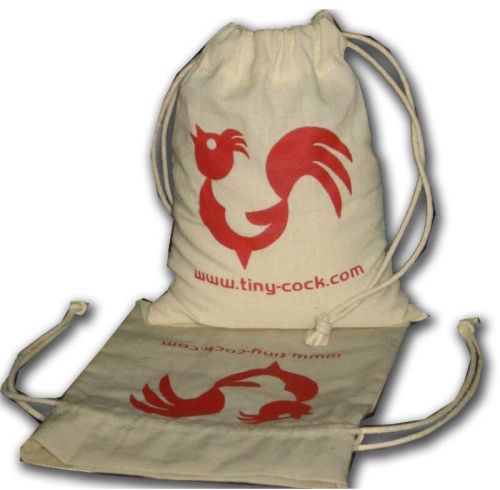 Cotton Drawstring Bags With Print 1c Print 1102