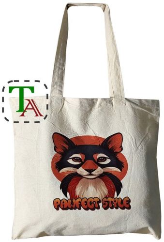 Customized Tote Bag, Color : Natural Color Cotton, Un Wahsed