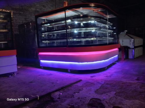 Manual Steel Apsana equipment Bakery Cake Display Counter