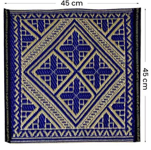 Aasan Indigo & Ivory Chatai Mats