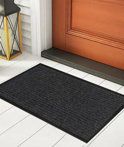 Everest Door Mat EV-02, Color : Black 40cm X 60cm 45cm X 75cm