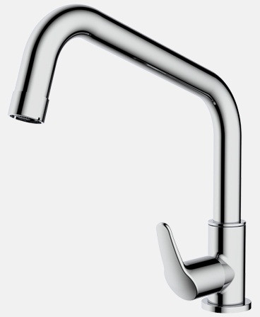 Dowel Sink Cock With Extended Swinging Spout Table Mounted