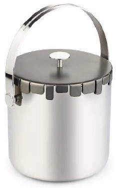 Plain Stainless Steel Urban Ice Bucket, Color : Silver Multisizes