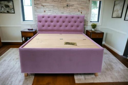 Meco Queen Size Upholstered Storage Bed