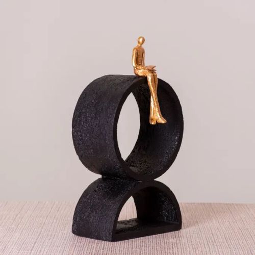 Close Yet Afar (black/gold) Home Decor