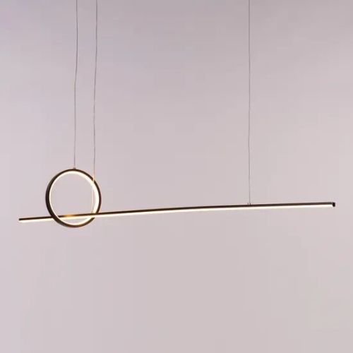 End The Chase (large, Black, Dimmable LED With Remote Control) Chandelier