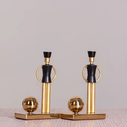 Pickwick Set Of 2 Gold Black Home Decor