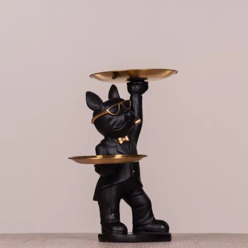 Rodeo Romeo Black Gold Home Decor Tray