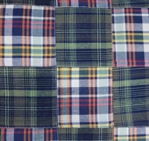 Madras Check Cotton Fabric